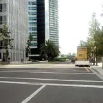Completed roads at Bonifacio Global City